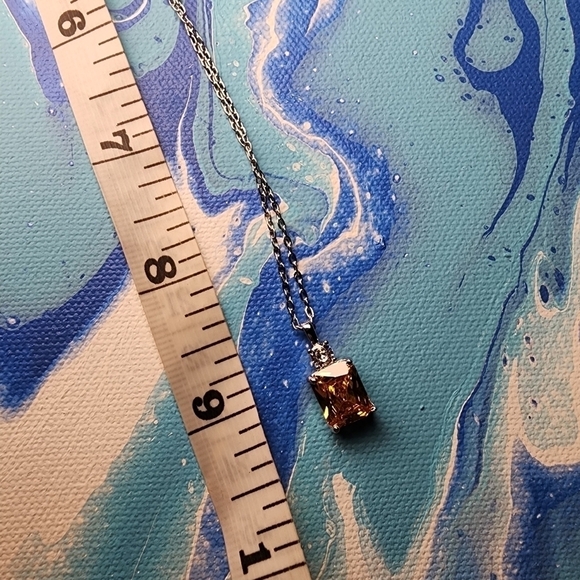 Citrine yellow gemstone necklace November Birthstone - Picture 10 of 10